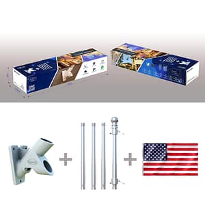 Wall-Mount Flagpole Kit